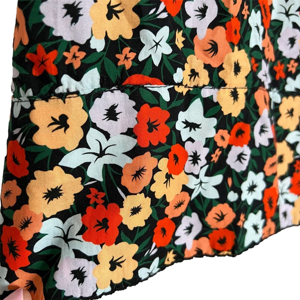 AGUA BY AGUA BENDITA Horizonte Floral Print Mini Dress in Multicolor Small - Picture 11 of 16